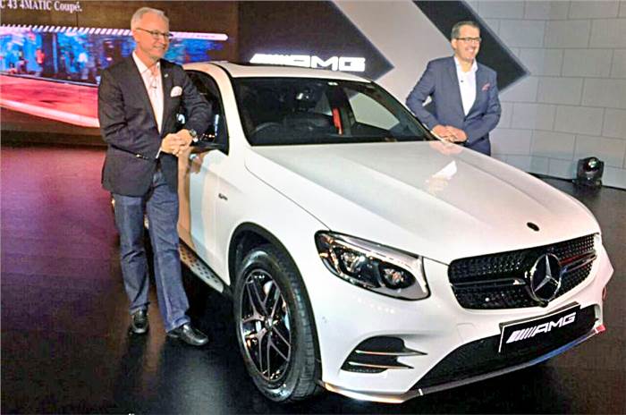 Mercedes-AMG GLC 43 Coupe launched at Rs 74.8 lakh